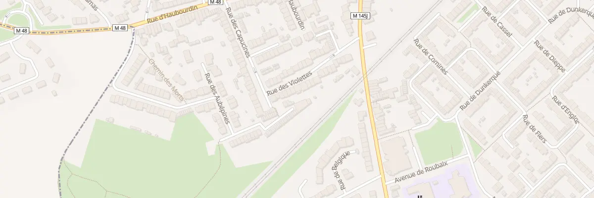 Plan du 12 Rue des Violettes à Faches-Thumesnil
