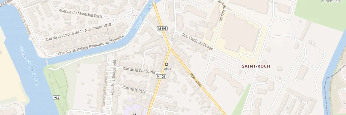 Plan du 1 Rue de Lille à Marquette-lez-Lille