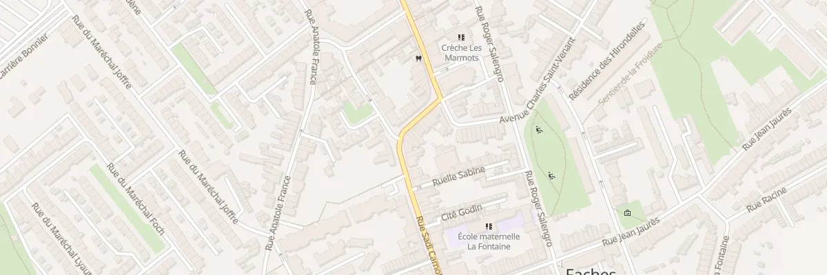 Plan du 123 Rue Carnot à Faches-Thumesnil