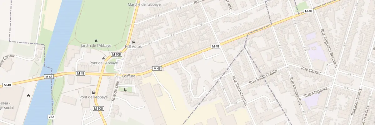 Plan du 48 Rue du Général Leclerc à Marquette-lez-Lille