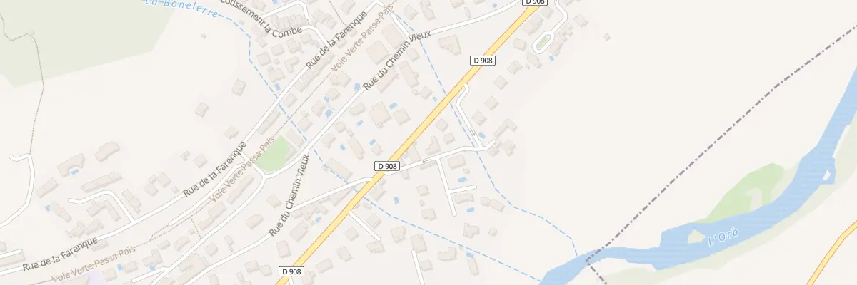 Plan du 32B Rue des Pountils au Poujol-sur-Orb