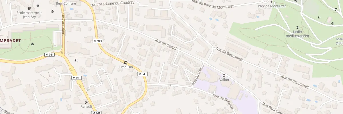 Plan du 41 Rue de Durtol à Clermont-Ferrand