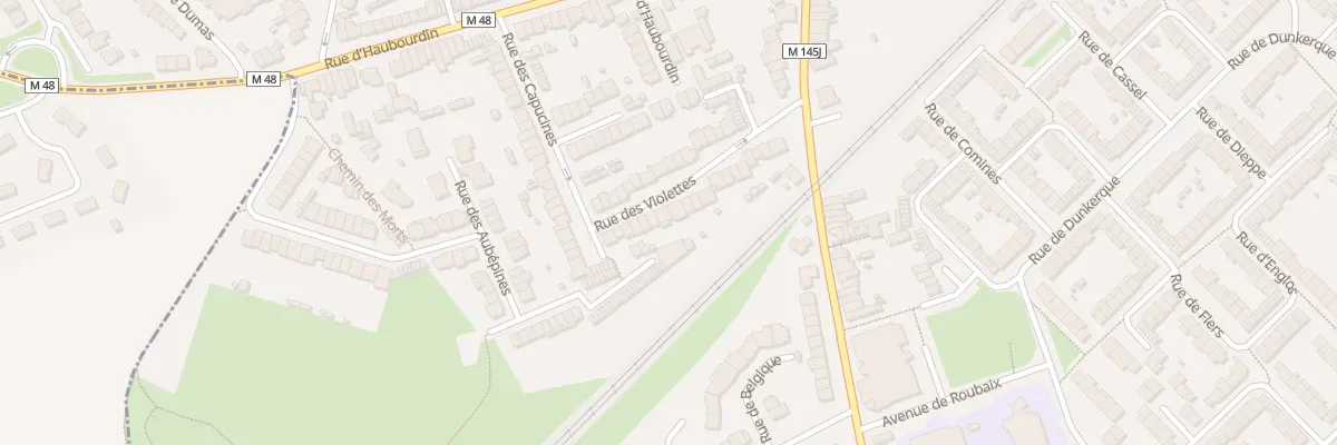 Plan du 14 Rue des Violettes à Faches-Thumesnil