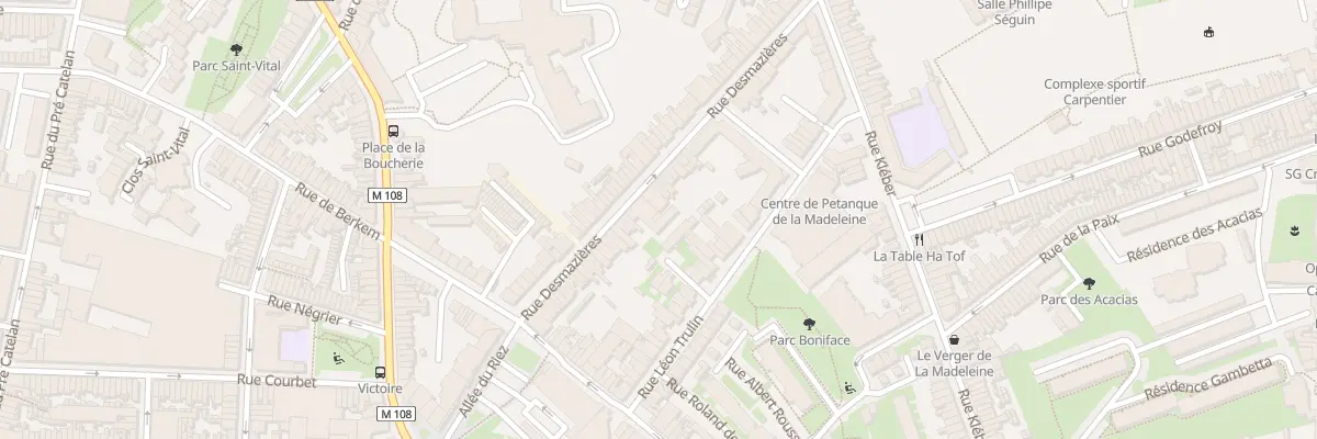 Plan du 46 Rue Desmazières à La Madeleine