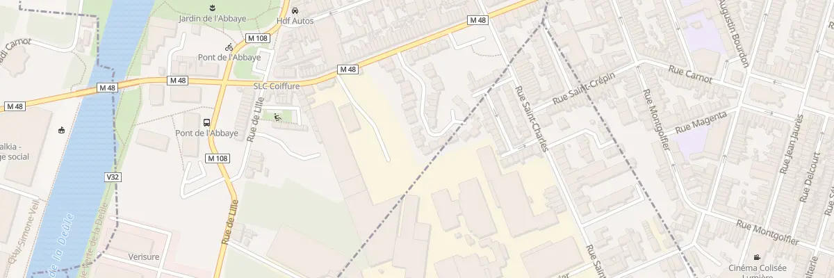 Plan du 22 Rue des Jardins à Marquette-lez-Lille