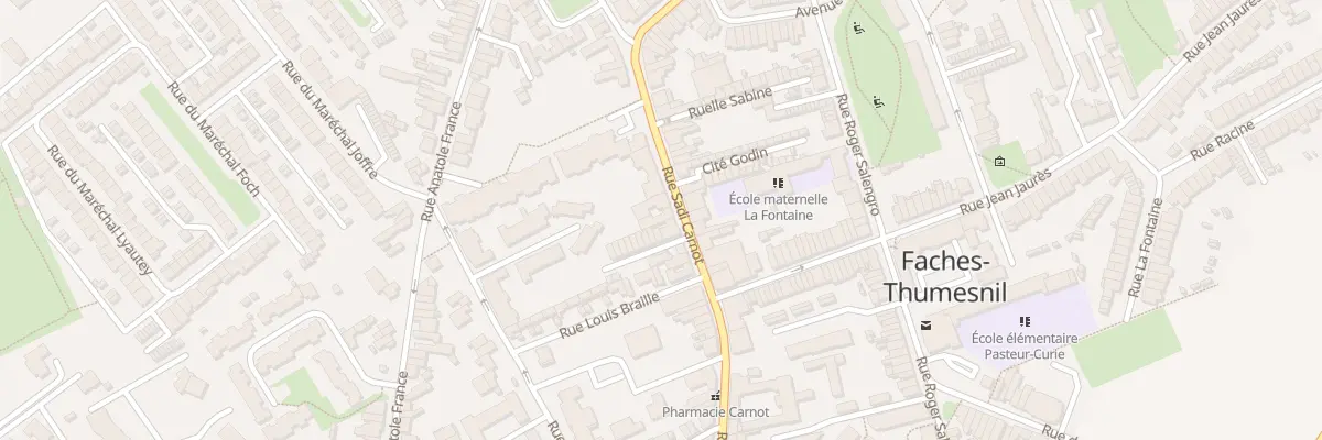 Plan du 130 Rue Carnot à Faches-Thumesnil