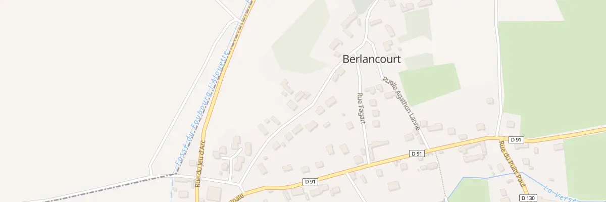 Plan du 173 Rue de l’Eglise à Berlancourt