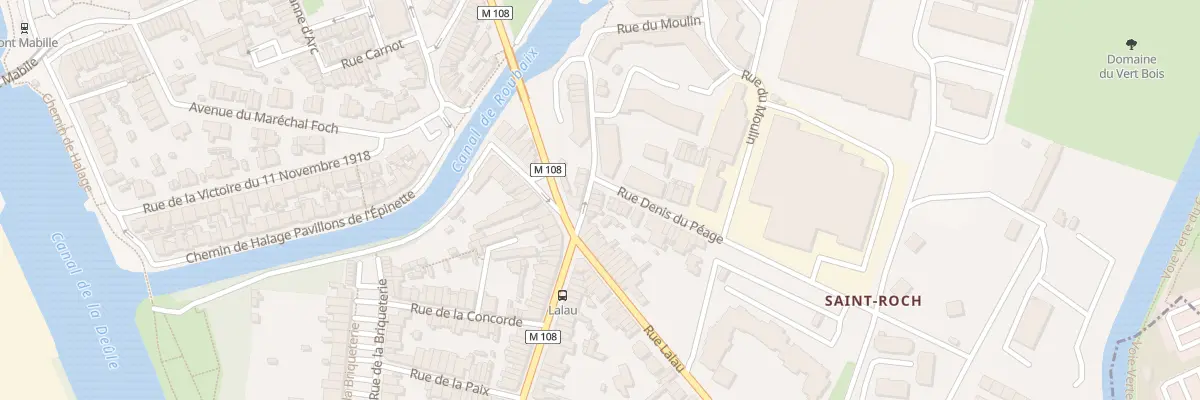 Plan du 6 Rue du Moulin à Marquette-lez-Lille