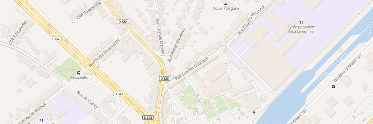 Plan du 916 Rue Charles Bourseul à Douai