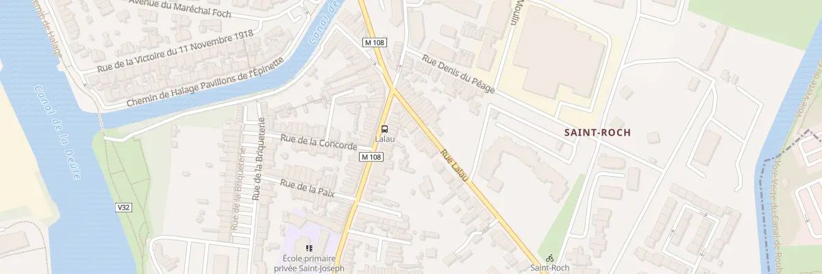 Plan du 11 Rue de Lille à Marquette-lez-Lille