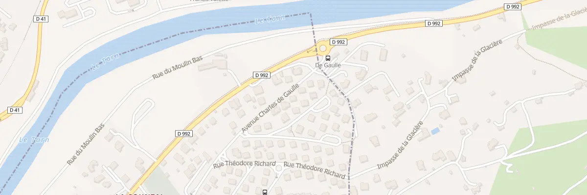 Plan du 10 Avenue Charles de Gaulle à Creissels