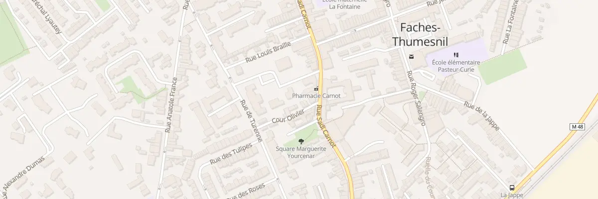 Plan du 162 Rue Carnot à Faches-Thumesnil