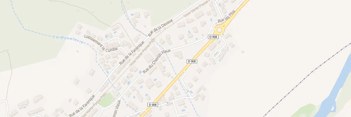 Plan du 12 Rue du Chem Vieux au Poujol-sur-Orb