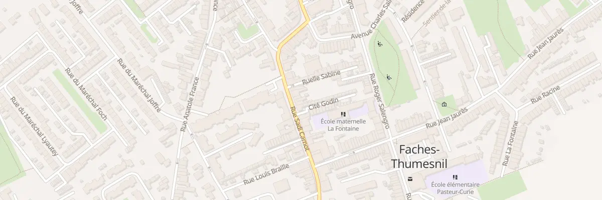 Plan du 151 Rue Carnot à Faches-Thumesnil