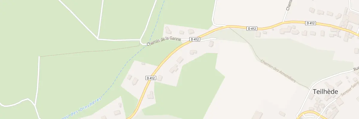 Plan du 9020 Rue du Château d’Eau à Teilhède