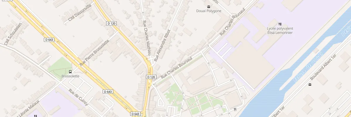 Plan du 900 Rue Charles Bourseul à Douai