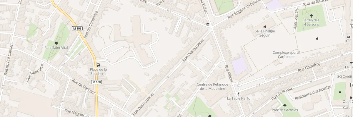 Plan du 71 Rue Desmazières à La Madeleine