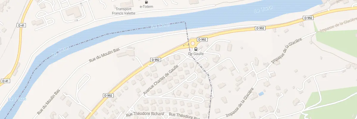 Plan du 7 Avenue Charles de Gaulle à Creissels