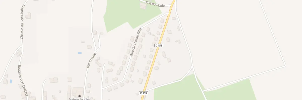 Plan du 15 Rte de Dampierre à Alligny-Cosne