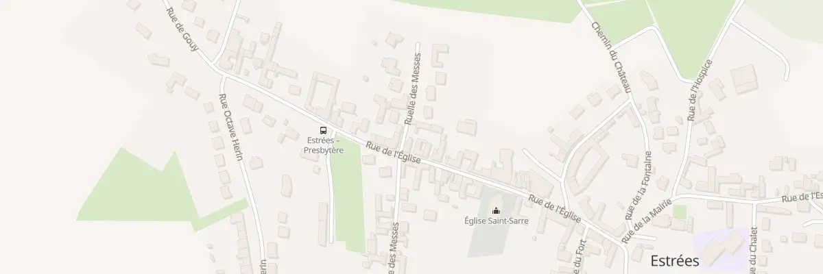 Plan du 28B Rue de l’Eglise à Estrées