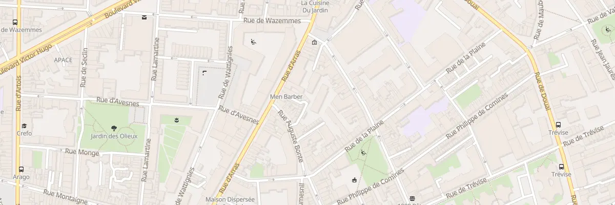 Plan du 7 Imp Martin 5 Rue Auguste Bonte à Lille