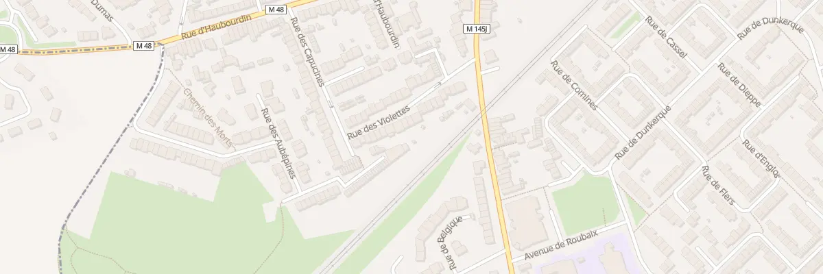 Plan du 18 Rue des Violettes à Faches-Thumesnil