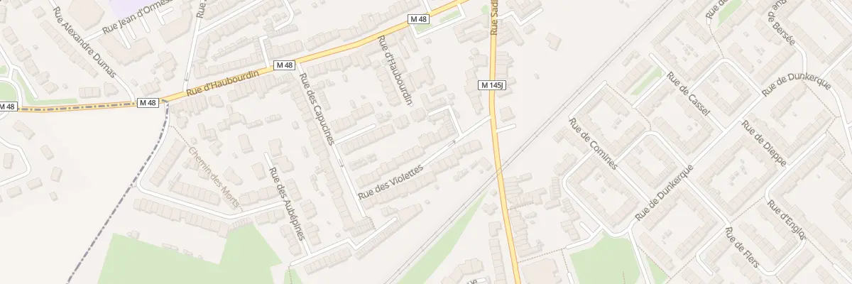 Plan du 23 Rue des Violettes à Faches-Thumesnil