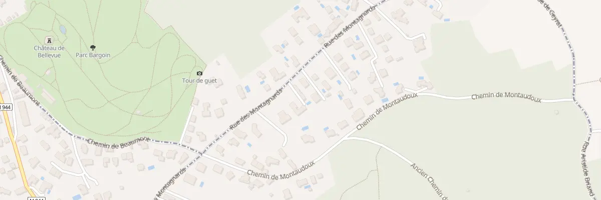 Plan du 39T Rue des Montagnards à Ceyrat