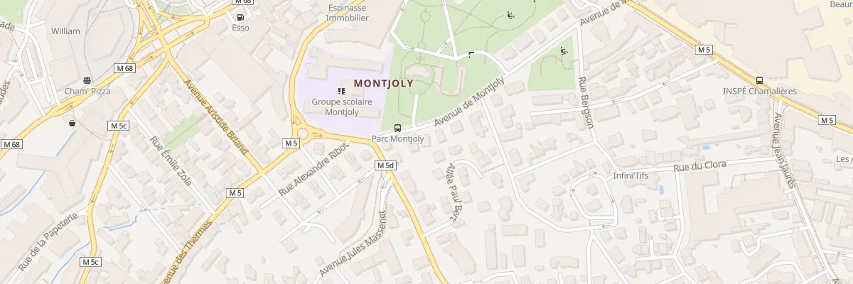 Plan du 37 Av de Montjoly à Chamalières