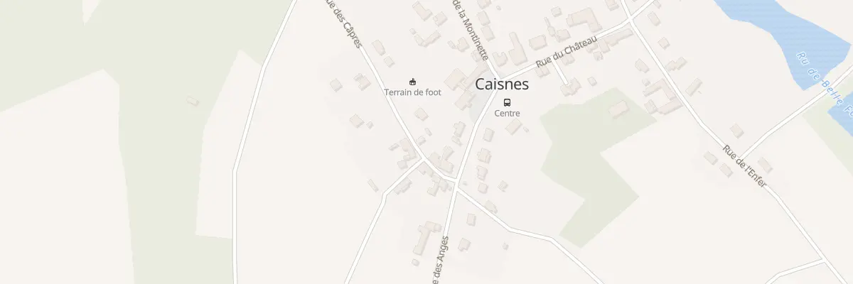 Plan du 30 Rue des Capres à Caisnes