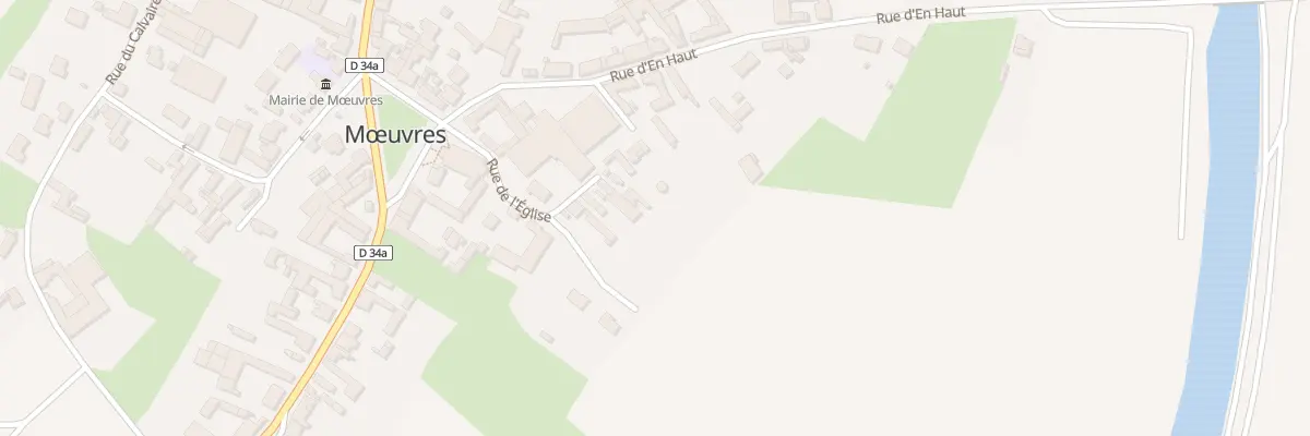 Plan du 14 Rue de l’Eglise à Mœuvres