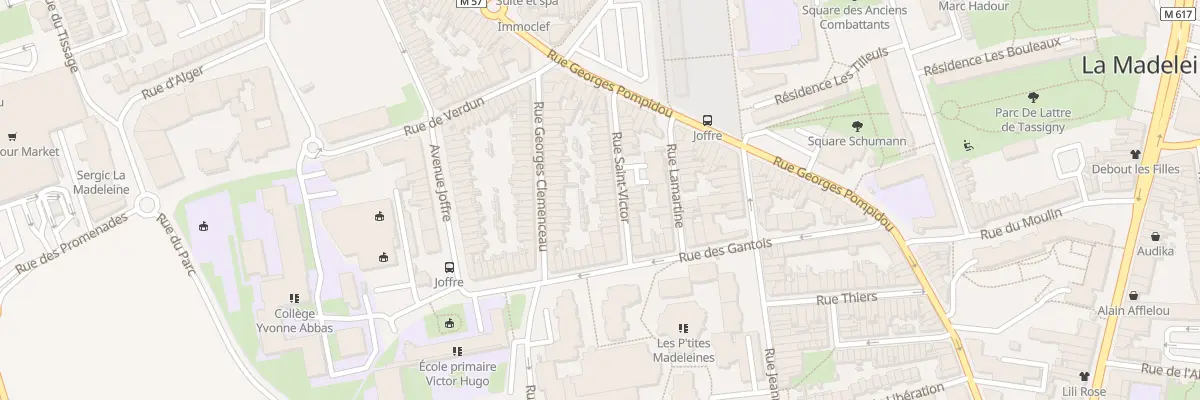 Plan du 115 Rue Saint-Victor à La Madeleine