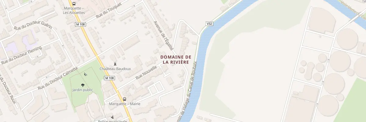 Plan du 2 Rue de Wambrechies à Marquette-lez-Lille