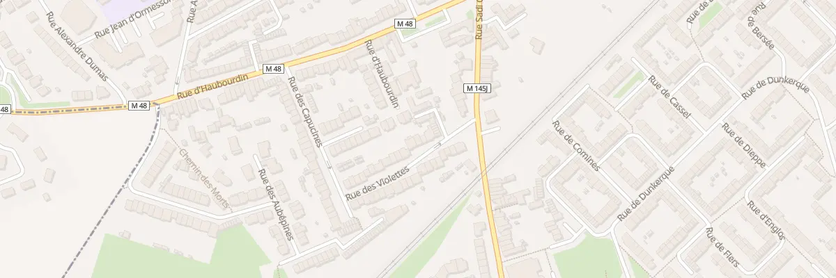 Plan du 25 Rue des Violettes à Faches-Thumesnil