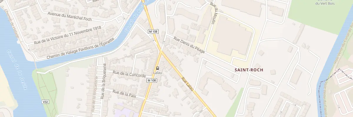 Plan du 17 Rue Lalau à Marquette-lez-Lille