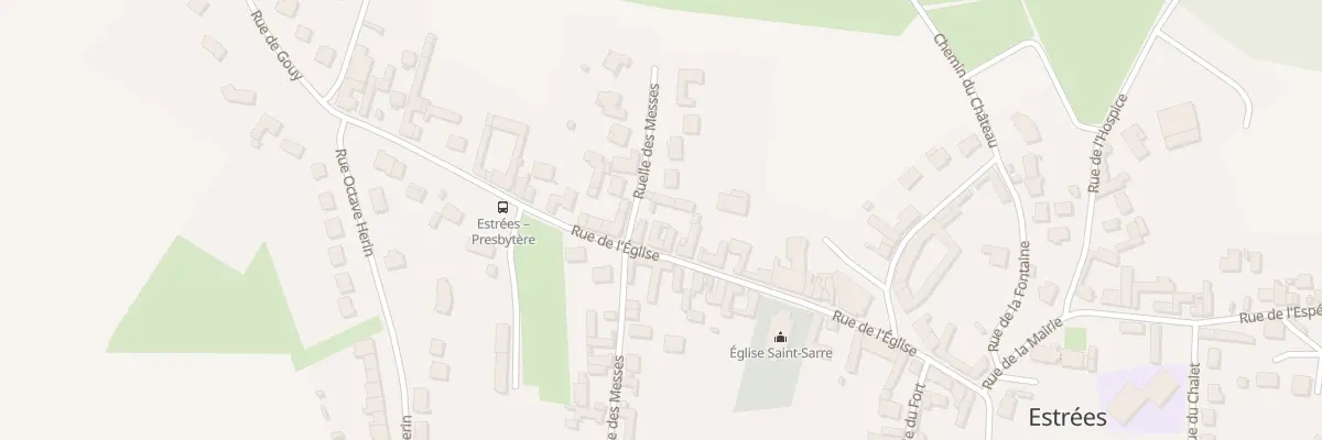Plan du 28 Rue de l’Eglise à Estrées