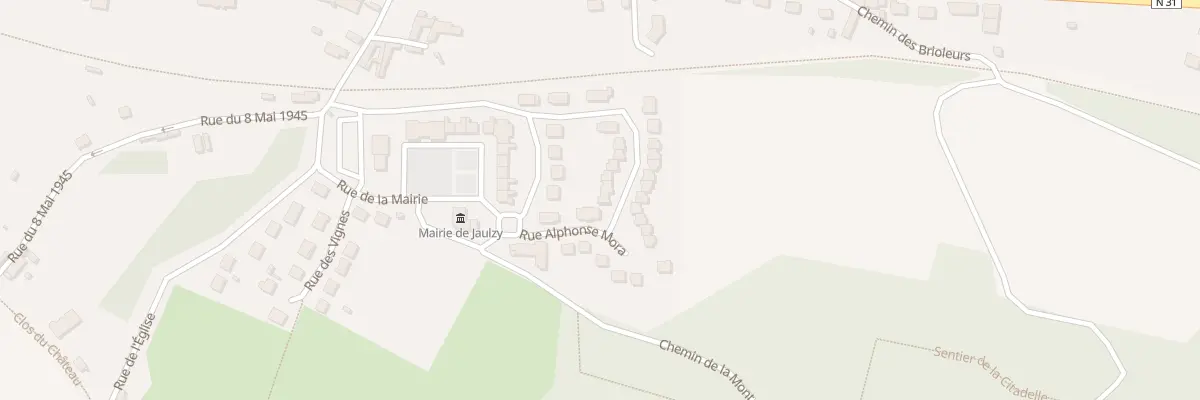 Plan du 14 Rue des Roches à Jaulzy