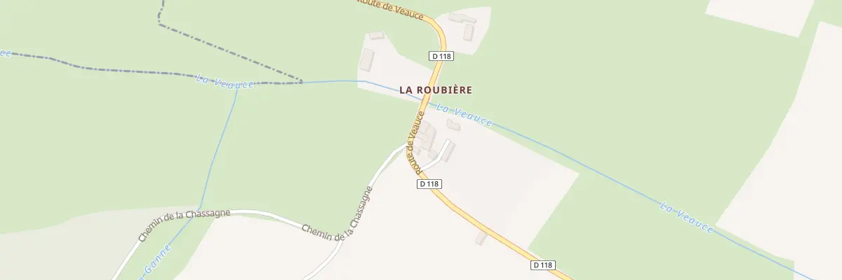 Plan du 72 Rte de Veauce à Sussat