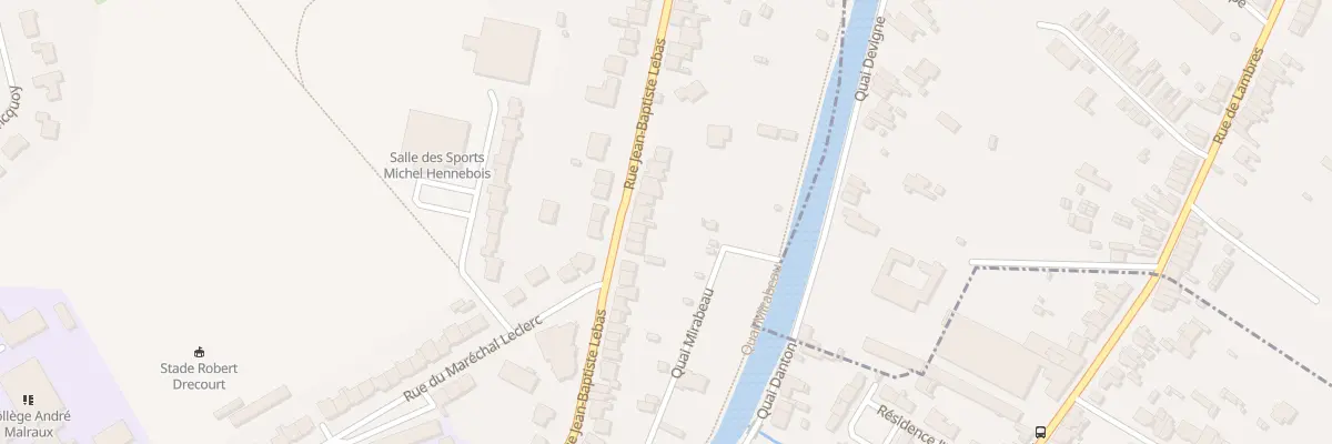 Plan du 244 Rue Jean Baptiste Lebas à Lambres-lez-Douai