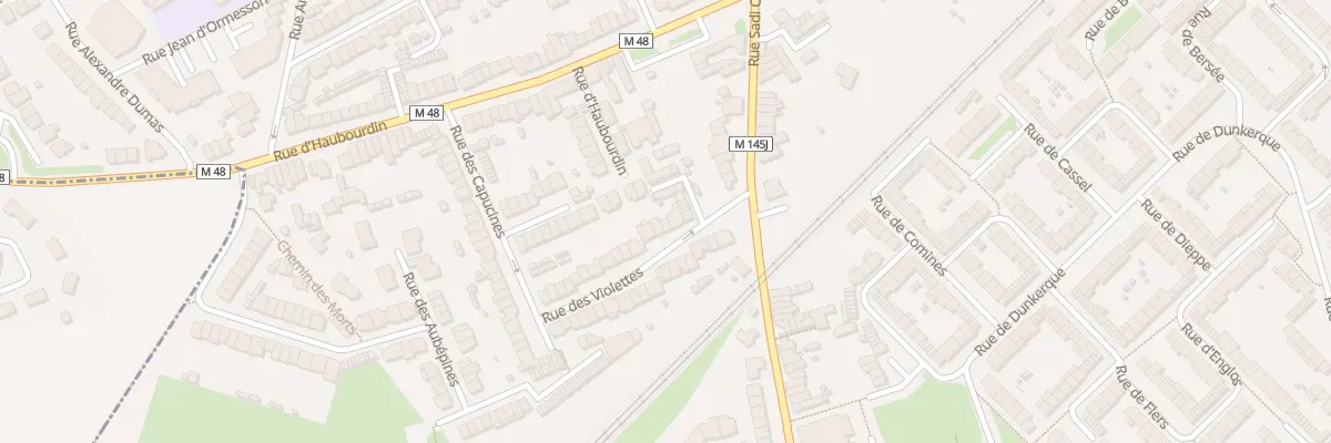 Plan du 27 Rue des Violettes à Faches-Thumesnil