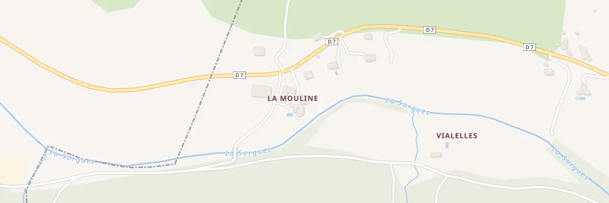 Plan du 5300 La Mouline à Fondamente