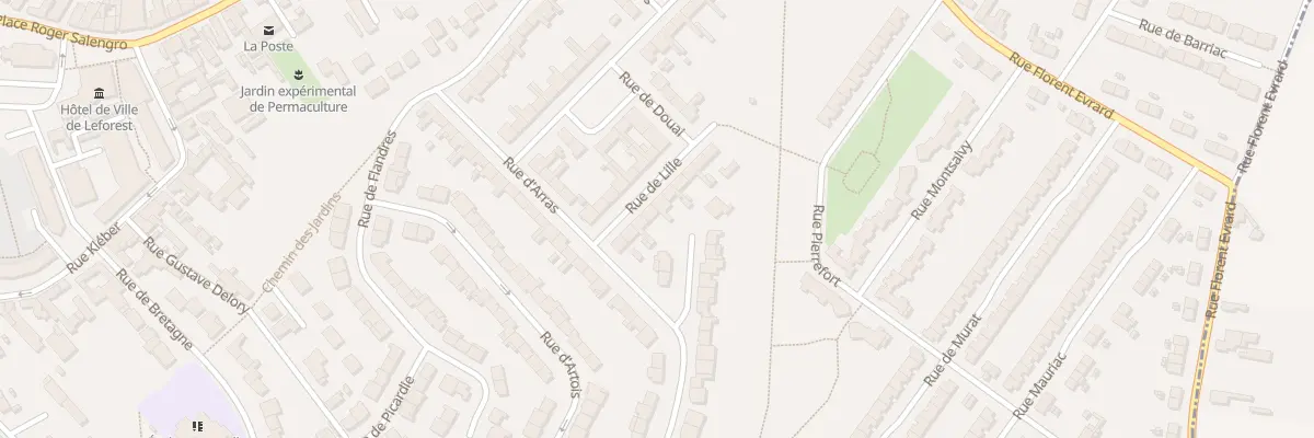Plan du 13 Rue de Lille à Leforest