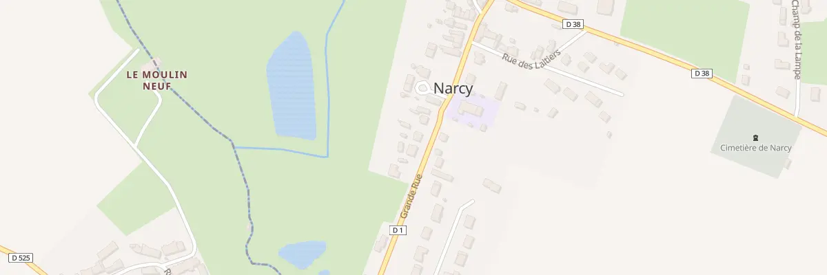 Plan du 11 Grande Rue à Narcy