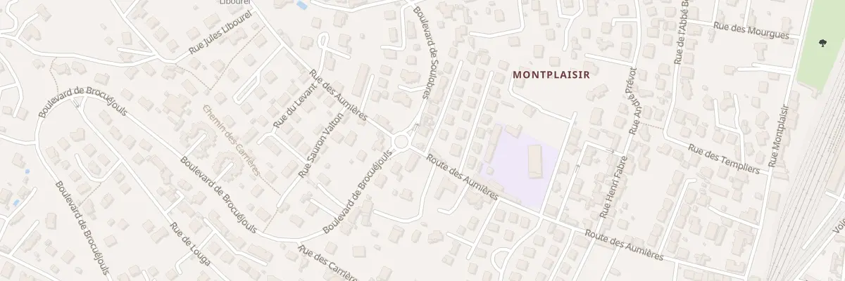 Plan du 1 Imp Joseph Malet à Millau