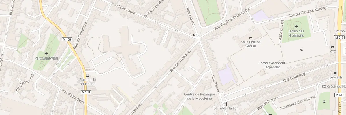 Plan du 83 Rue Desmazières à La Madeleine