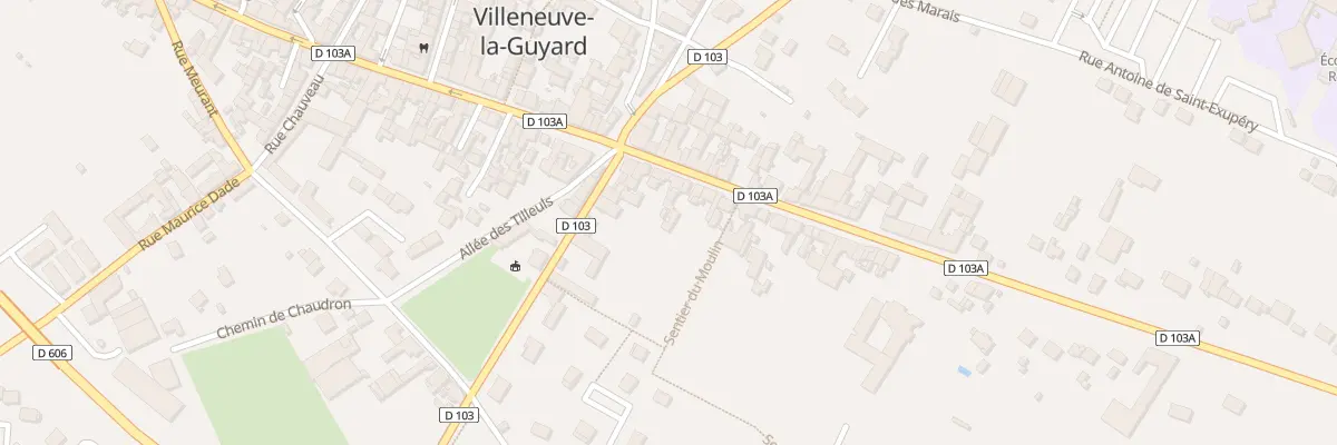 Plan du 17 Rue du Général de Gaulle à Villeneuve-la-Guyard
