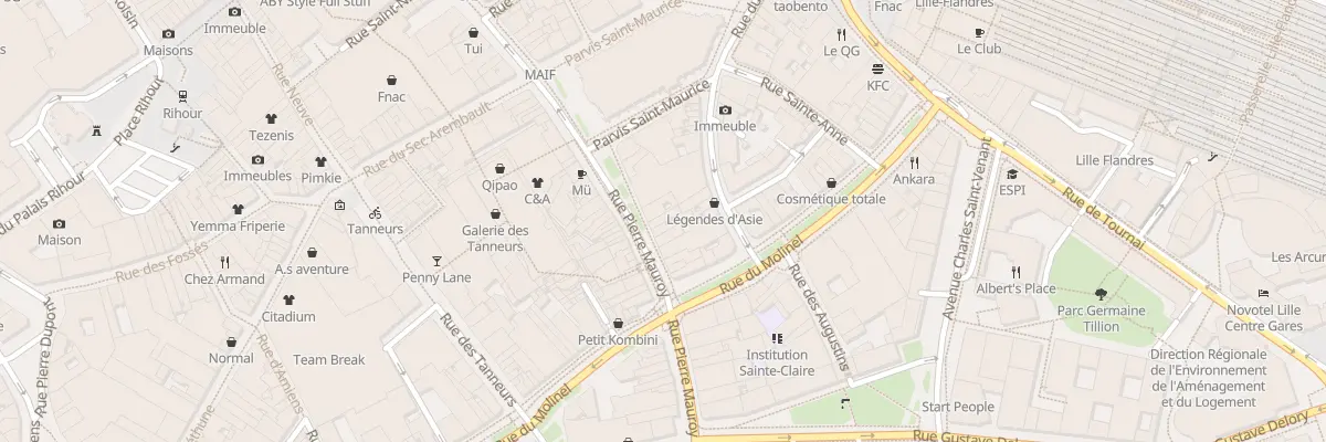Plan du 63 Rue Pierre Mauroy à Lille