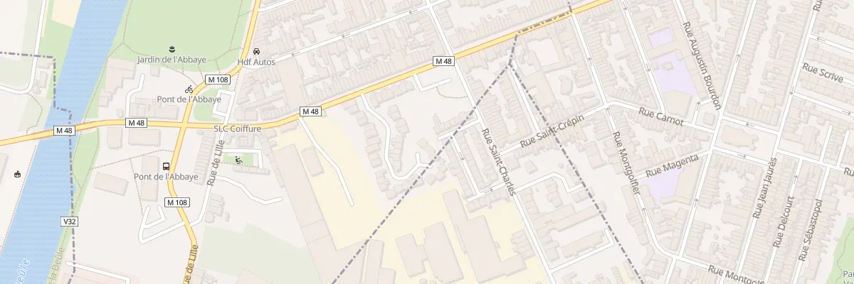 Plan du 46 Rue des Jardins à Marquette-lez-Lille
