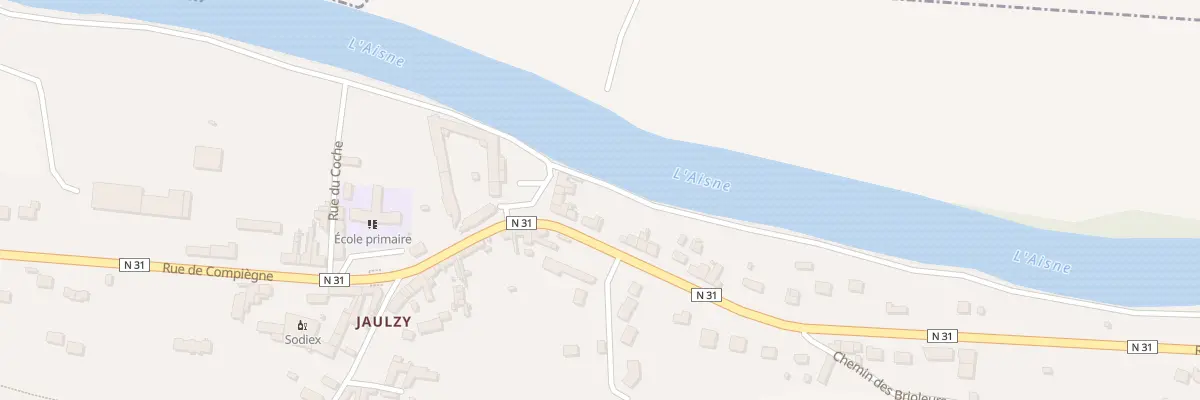 Plan du 9 Rue de Soissons à Jaulzy
