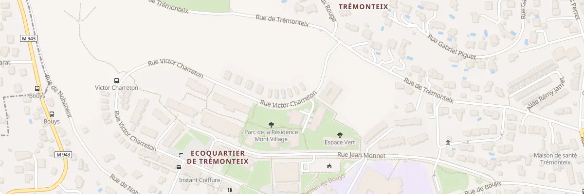 Plan du 77 Rue Victor Charreton à Clermont-Ferrand